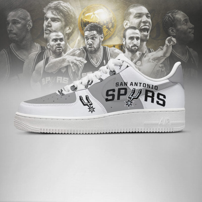 [HOT DEAL] NEW CUSTOMIZED NBA23 SAS SAN ANTONIO SPURS AF1 SHOES