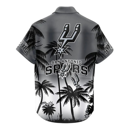 LIMITED EDITION - NEW CUSTOMIZED NBA23 SAS SAN ANTONIO SPURS UNISEX HAWAIIAN SHIRT & SHORTS SET