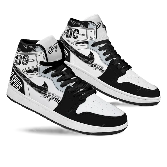 [HOT DEAL] NEW CUSTOMIZED NBA23 SAS SAN ANTONIO SPURS AIR JORDAN SNEAKERS