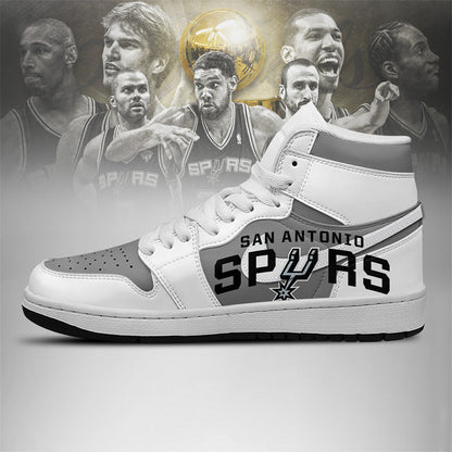 [HOT DEAL] NEW CUSTOMIZED NBA23 SAS SAN ANTONIO SPURS AIR JORDAN SNEAKERS