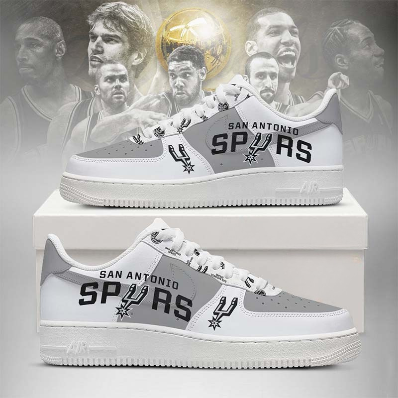 [HOT DEAL] NEW CUSTOMIZED NBA23 SAS SAN ANTONIO SPURS AF1 SHOES