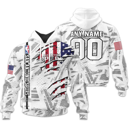 LIMITED EDITION - NEW CUSTOMIZED NBA23 SAS SAN ANTONIO SPURS UNISEX T-SHIRT, POLO, HOODIE & JACKETS