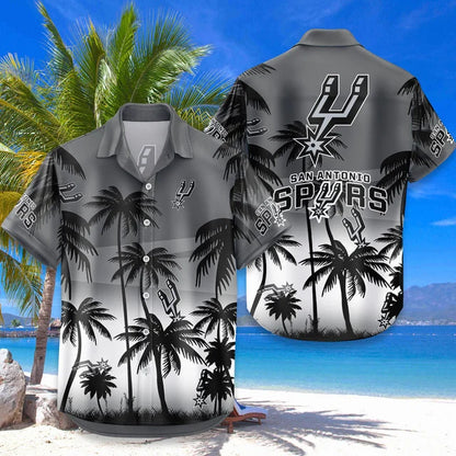 LIMITED EDITION - NEW CUSTOMIZED NBA23 SAS SAN ANTONIO SPURS UNISEX HAWAIIAN SHIRT & SHORTS SET