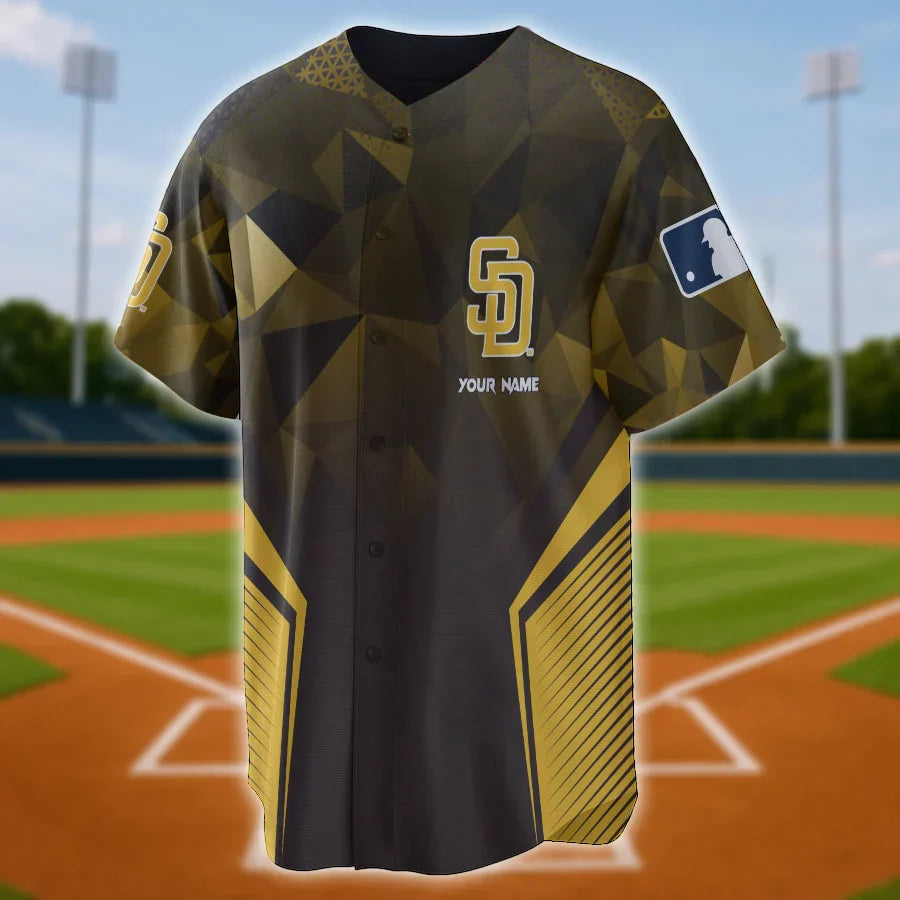 LIMITED EDITION - NEW CUSTOMIZED MLB18 SDP SAN DIEGO PADRES BASEBALL JERSEY