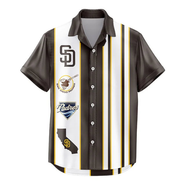 LIMITED EDITION - NEW CUSTOMIZED MLB18 SDP SAN DIEGO PADRES UNISEX HAWAIIAN SHIRT