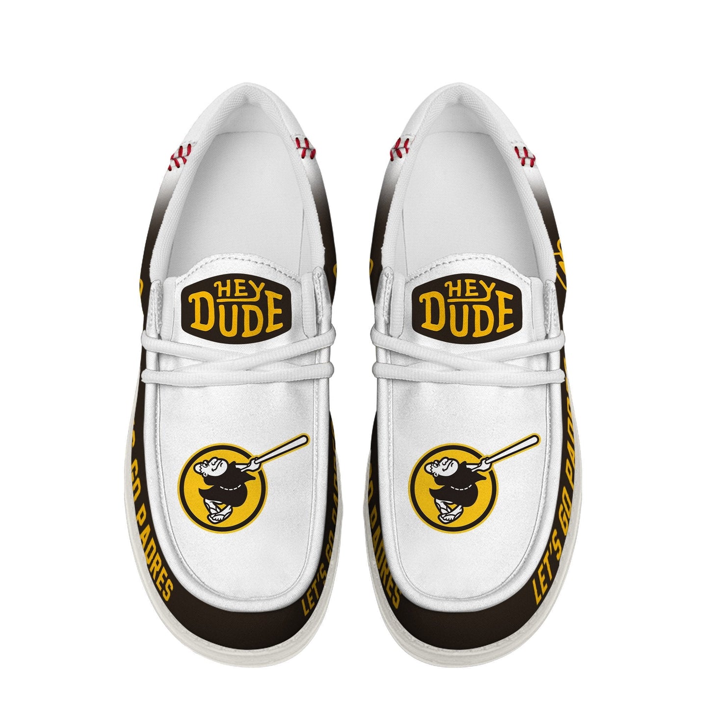 LIMITED EDITION - NEW CUSTOMIZED MLB18 SDP SAN DIEGO PADRES LOAFER SHOES