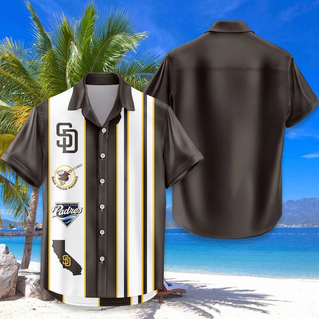 LIMITED EDITION - NEW CUSTOMIZED MLB18 SDP SAN DIEGO PADRES UNISEX HAWAIIAN SHIRT