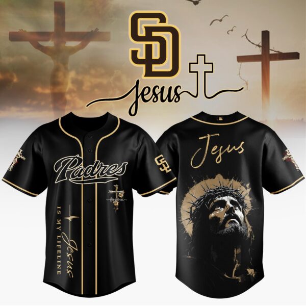 LIMITED EDITION - NEW CUSTOMIZED MLB18 SDP SAN DIEGO PADRES x JESUS CHRIST JERSEY