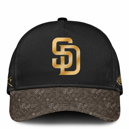 LIMITED EDITION - NEW CUSTOMIZED MLB18 SDP SAN DIEGO PADRES x HARRY POTTER BASEBALL JERSEY & CAP