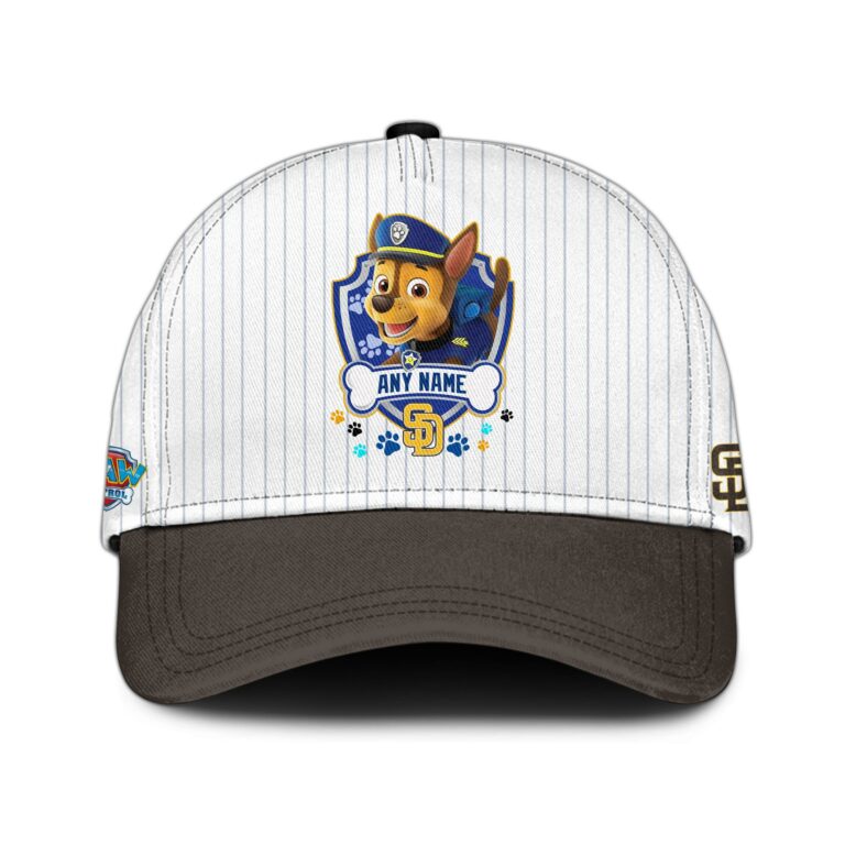LIMITED EDITION - NEW CUSTOMIZED MLB18 SDP SAN DIEGO PADRES x PAW PATROL BASEBALL JERSEY & CAP