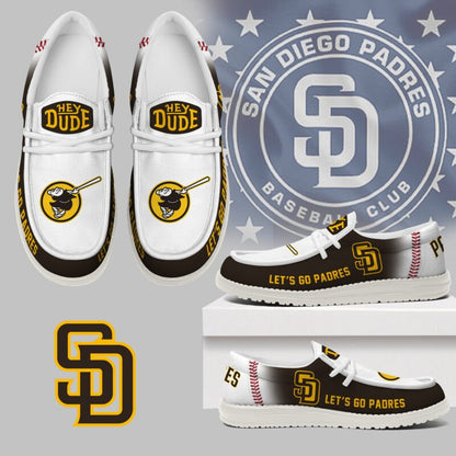 LIMITED EDITION - NEW CUSTOMIZED MLB18 SDP SAN DIEGO PADRES LOAFER SHOES