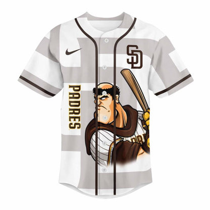 LIMITED EDITION - NEW CUSTOMIZED MLB18 SDP SAN DIEGO PADRES BASEBALL JERSEY