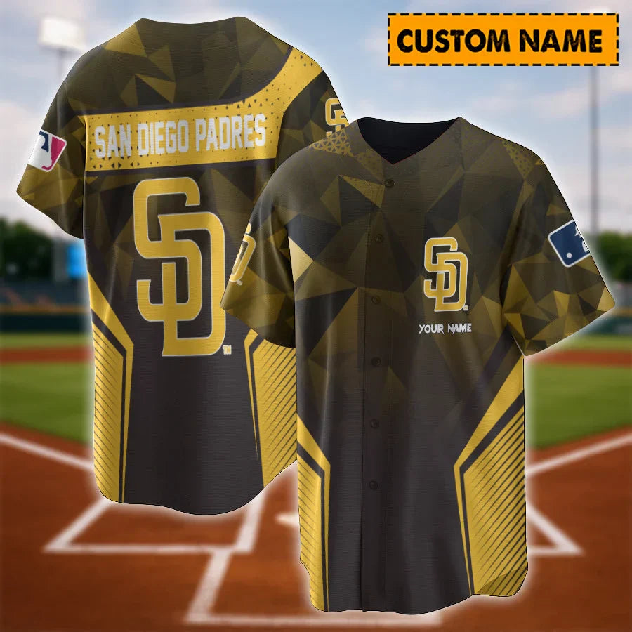 LIMITED EDITION - NEW CUSTOMIZED MLB18 SDP SAN DIEGO PADRES BASEBALL JERSEY