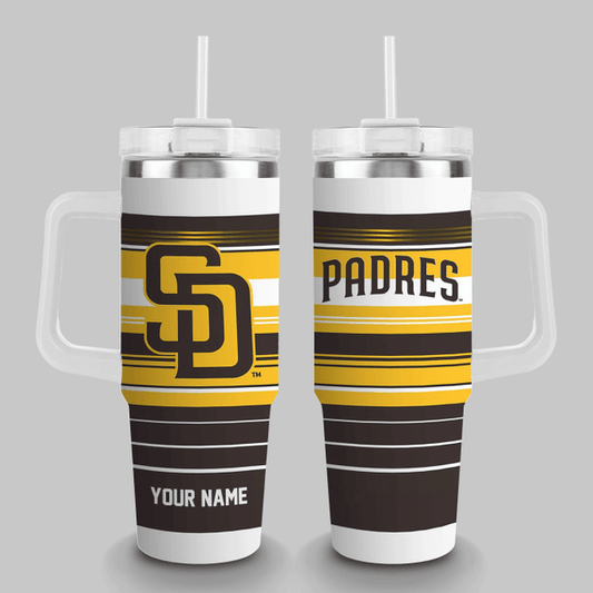 LIMITED EDITION - NEW CUSTOMIZED MLB18 SD PADRES TUMBLER CUP