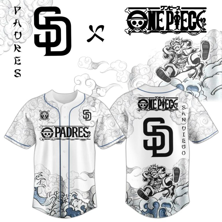LIMITED EDITION - NEW CUSTOMIZED MLB18 SDP SAN DIEGO PADRES x ONE PIECE BASEBALL JERSEY & CAP