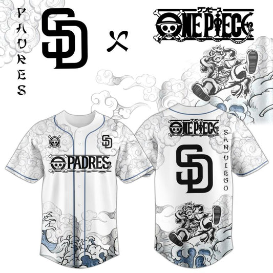 LIMITED EDITION - NEW CUSTOMIZED MLB18 SDP SAN DIEGO PADRES x ONE PIECE BASEBALL JERSEY & CAP