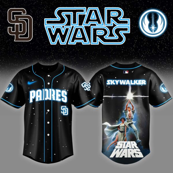LIMITED EDITION - NEW CUSTOMIZED MLB18 SD PADRES x STAR WARS BASEBALL JERSEY