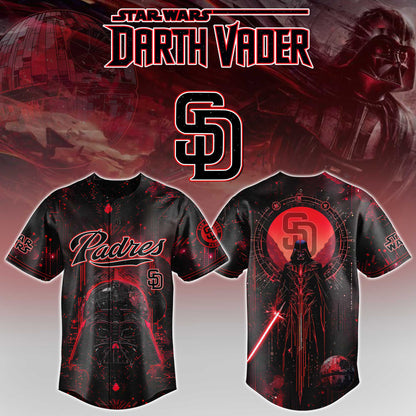 LIMITED EDITION - NEW CUSTOMIZED MLB18 SDP SAN DIEGO PADRES x STAR WARS BASEBALL JERSEY