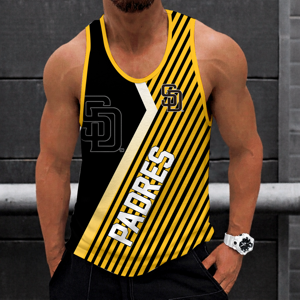 LIMITED EDITION - NEW CUSTOMIZED MLB18 SAN DIEGO PADRES UNISEX TANK TOP