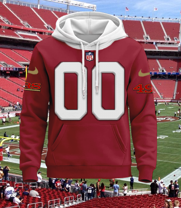 LIMITED EDITION - NEW CUSTOMIZED NFL11 SF49 SAN FRANCISCO 49ERS UNISEX T-SHIRT, POLO, HOODIE & JACKETS