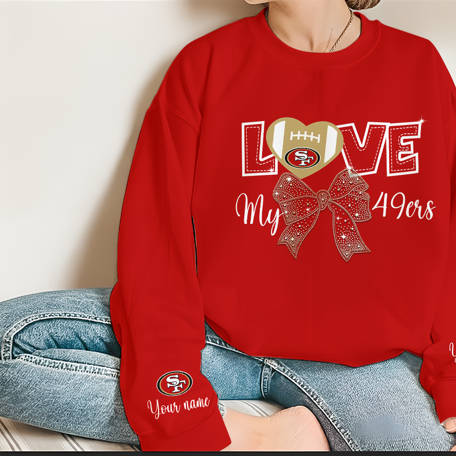 LIMITED EDITION - NEW CUSTOMIZED NFL11 SF49 SAN FRANCISCO 49ERS UNISEX T-SHIRT, POLO, HOODIE & JACKETS