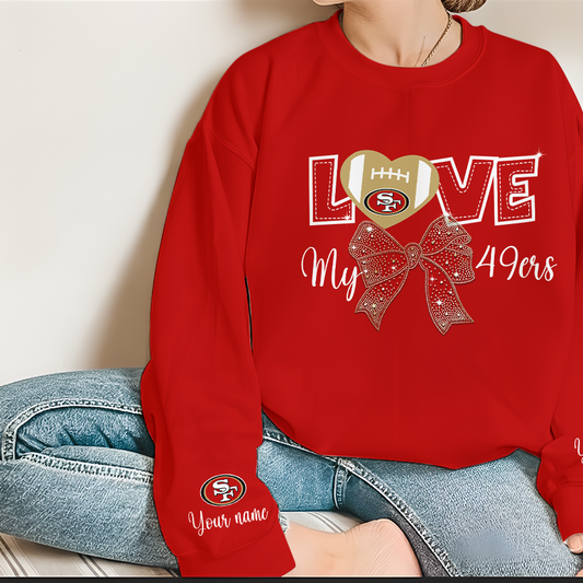 LIMITED EDITION - NEW CUSTOMIZED NFL11 SF49 SAN FRANCISCO 49ERS UNISEX T-SHIRT, POLO, HOODIE & JACKETS