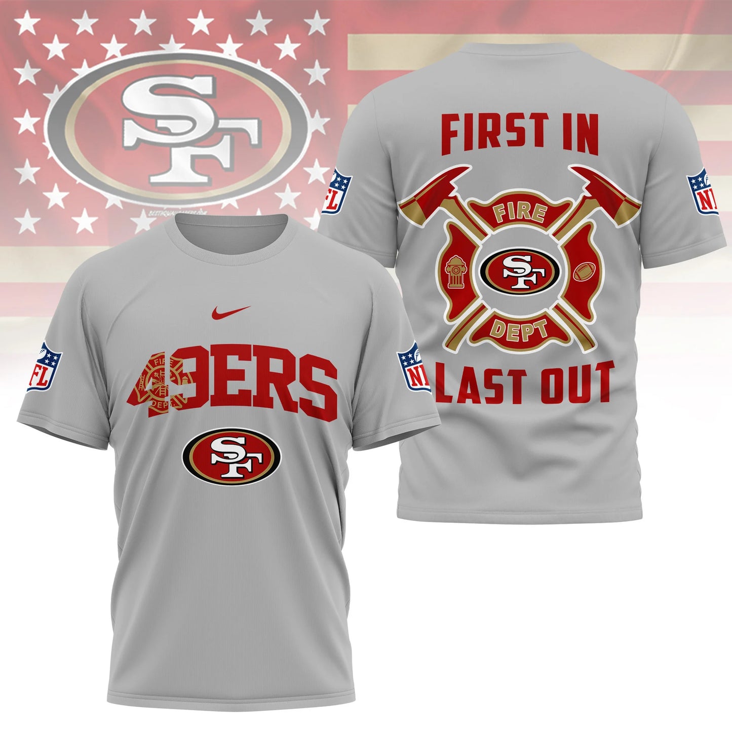 LIMITED EDITION - NEW CUSTOMIZED NFL11 SF49 SAN FRANCISCO 49ERS T-SHIRT | MULTIPLE COLORS AVAILABLE
