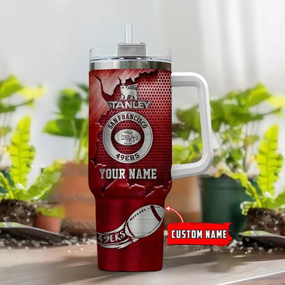 LIMITED EDITION - NEW CUSTOMIZED NFL11 SF49 SAN FRANCISCO 49ERS TUMBLER CUP