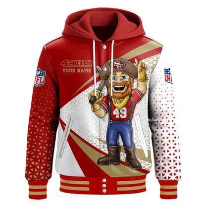 LIMITED EDITION - NEW CUSTOMIZED NFL11 SF49 SAN FRANCISCO 49ERS UNISEX T-SHIRT, POLO, HOODIE & JACKETS