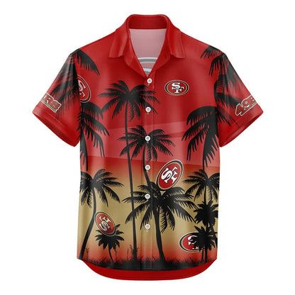 LIMITED EDITION - NEW CUSTOMIZED NFL11 SF49 SAN FRANCISCO 49ERS UNISEX HAWAIIAN SHIRT & SHORTS SET