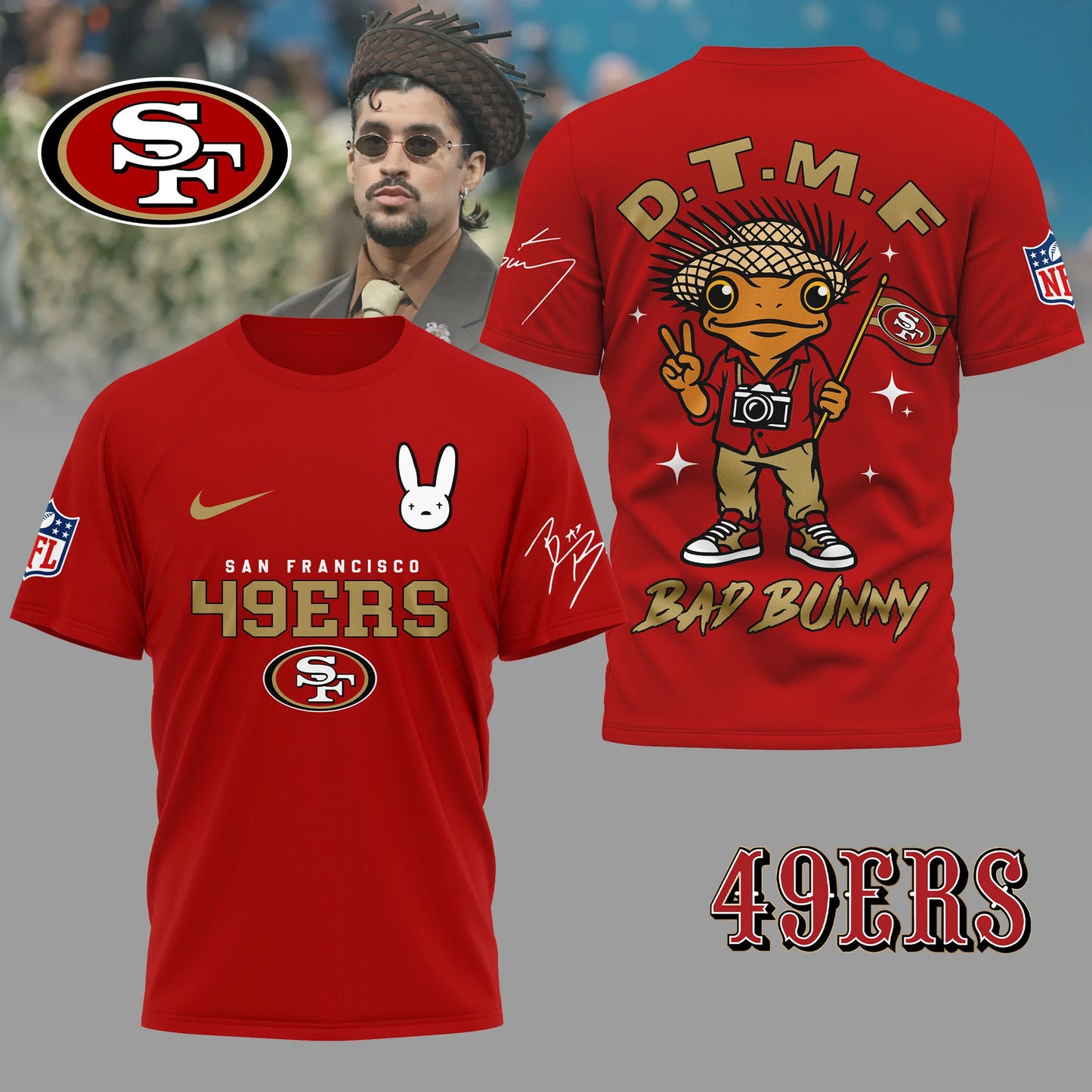 LIMITED EDITION - NEW CUSTOMIZED NFL11 SF49 SAN FRANCISCO 49ERS T-SHIRT, HOODIE, ZIP HOODIE