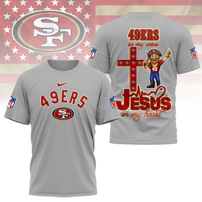 LIMITED EDITION - NEW CUSTOMIZED NFL11 SF49 SAN FRANCISCO 49ERS T-SHIRT | MULTIPLE COLORS AVAILABLE