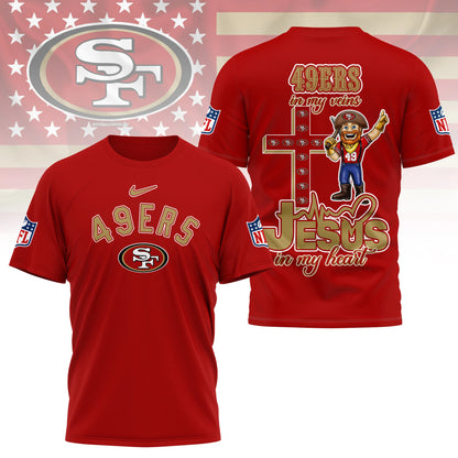LIMITED EDITION - NEW CUSTOMIZED NFL11 SF49 SAN FRANCISCO 49ERS T-SHIRT | MULTIPLE COLORS AVAILABLE