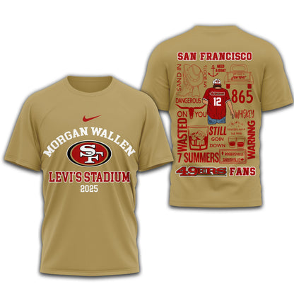 LIMITED EDITION - NEW CUSTOMIZED NFL11 SF49 SAN FRANCISCO 49ERS T-SHIRT | MULTIPLE COLORS AVAILABLE