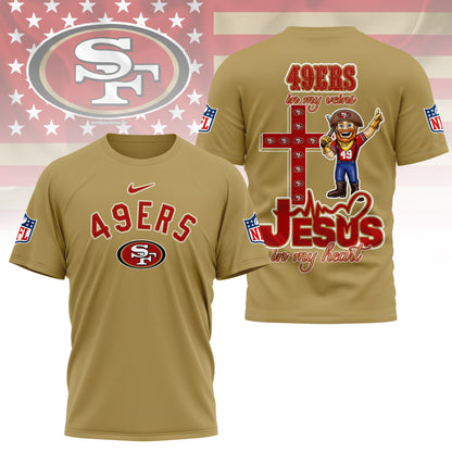 LIMITED EDITION - NEW CUSTOMIZED NFL11 SF49 SAN FRANCISCO 49ERS T-SHIRT | MULTIPLE COLORS AVAILABLE