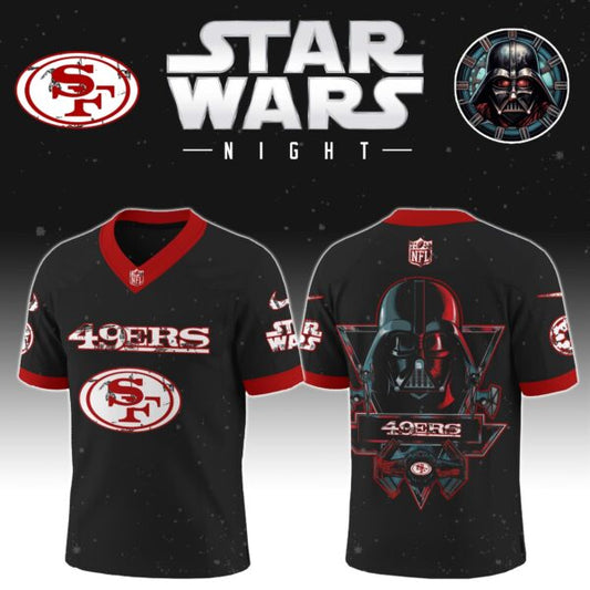 LIMITED EDITION - NEW CUSTOMIZED NFL11 SF49 SAN FRANCISCO 49ERS V-NECK BASKETBALL JERSEY