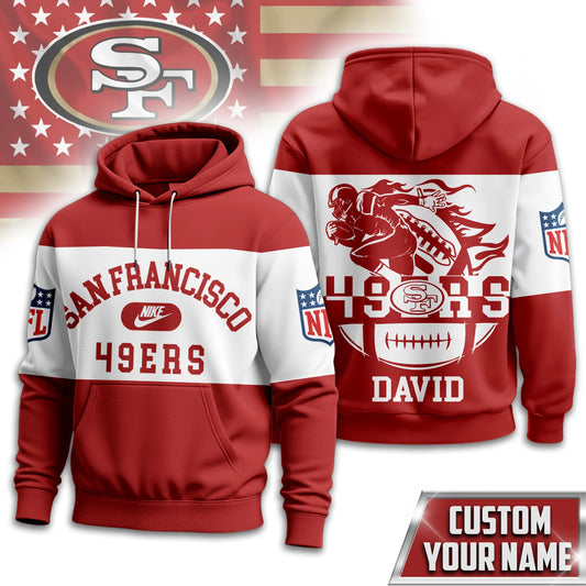 LIMITED EDITION - NEW CUSTOMIZED NFL11 SF49 SAN FRANCISCO 49ERS T-SHIRT, HOODIE, ZIP HOODIE