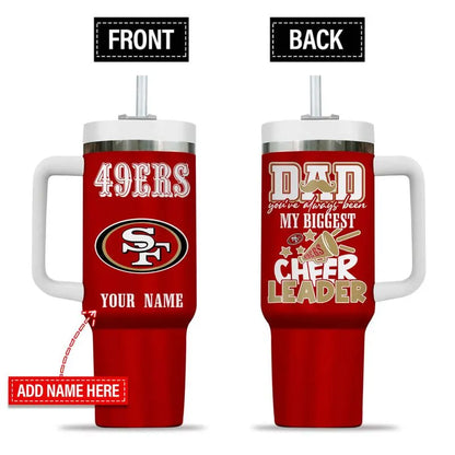 [SPECIAL OFFER] NEW CUSTOMIZED NFL11 SF49 SAN FRANCISCO 49ERS 40OZ TUMBLER