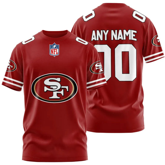 LIMITED EDITION - NEW CUSTOMIZED NFL11 SF49 SAN FRANCISCO 49ERS T-SHIRT, HOODIE, ZIP HOODIE