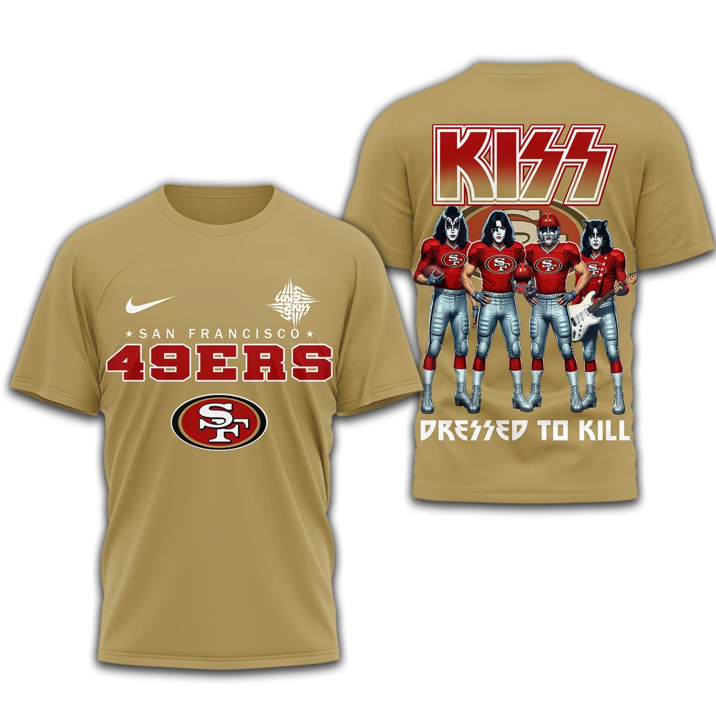 LIMITED EDITION - NEW CUSTOMIZED NFL11 SF49 SAN FRANCISCO 49ERS T-SHIRT | MULTIPLE COLORS AVAILABLE