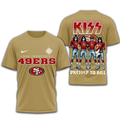 LIMITED EDITION - NEW CUSTOMIZED NFL11 SF49 SAN FRANCISCO 49ERS T-SHIRT | MULTIPLE COLORS AVAILABLE
