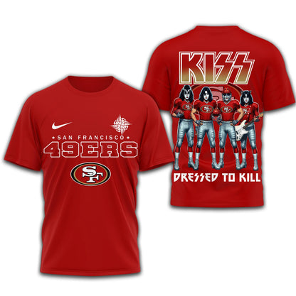 LIMITED EDITION - NEW CUSTOMIZED NFL11 SF49 SAN FRANCISCO 49ERS T-SHIRT | MULTIPLE COLORS AVAILABLE