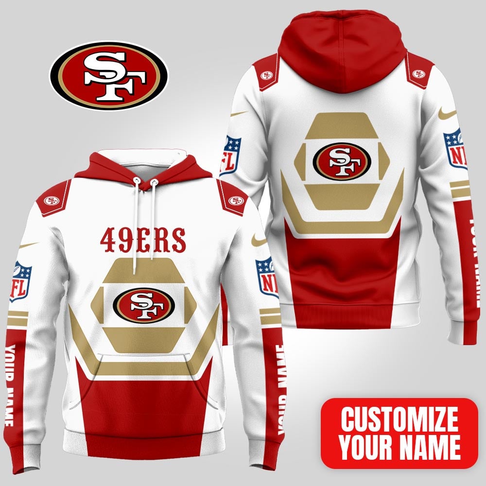 LIMITED EDITION - NEW CUSTOMIZED NFL11 SF49 SAN FRANCISCO 49ERS UNISEX T-SHIRT, POLO, HOODIE & JACKETS