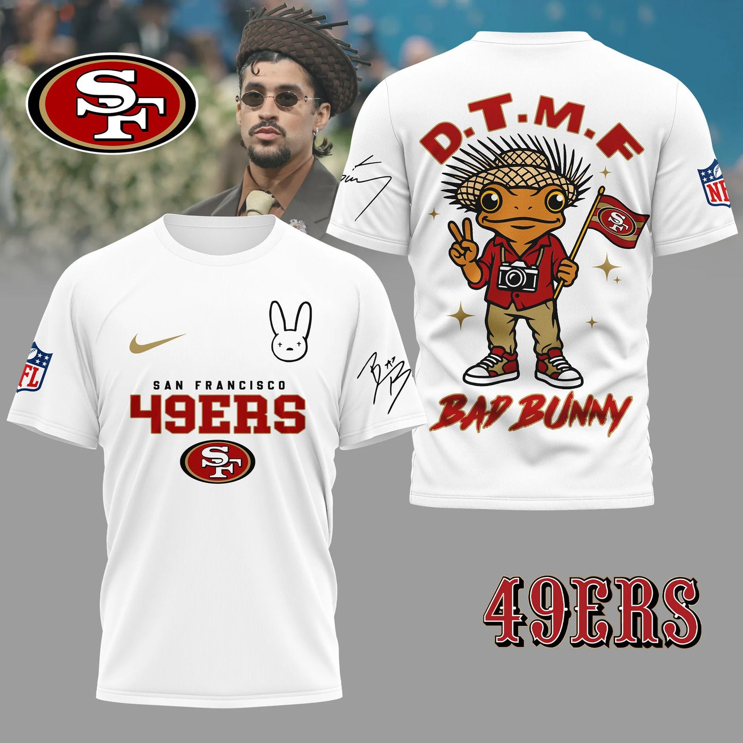 LIMITED EDITION - NEW CUSTOMIZED NFL11 SF49 SAN FRANCISCO 49ERS T-SHIRT, HOODIE, ZIP HOODIE