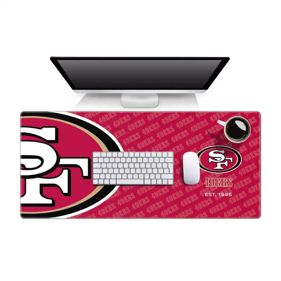 LIMITED EDITION - NEW CUSTOMIZED NFL11 SF49 SAN FRANCISCO 49ERS MOUSE MAT