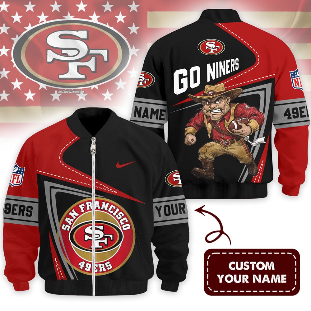 LIMITED EDITION - NEW CUSTOMIZED NFL11 SF49 SAN FRANCISCO 49ERS UNISEX T-SHIRT, POLO, HOODIE & JACKETS