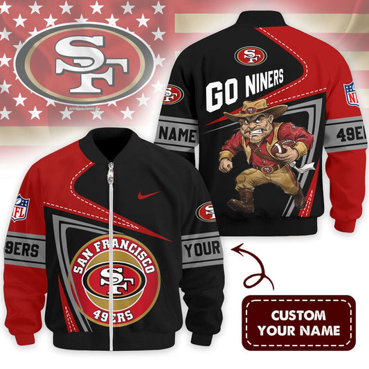 LIMITED EDITION - NEW CUSTOMIZED NFL11 SF49 SAN FRANCISCO 49ERS UNISEX T-SHIRT, POLO, HOODIE & JACKETS