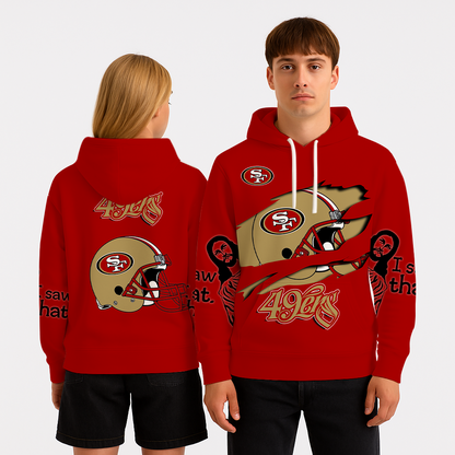 LIMITED EDITION - NEW CUSTOMIZED NFL11 SF49 SAN FRANCISCO 49ERS UNISEX T-SHIRT, POLO, HOODIE & JACKETS