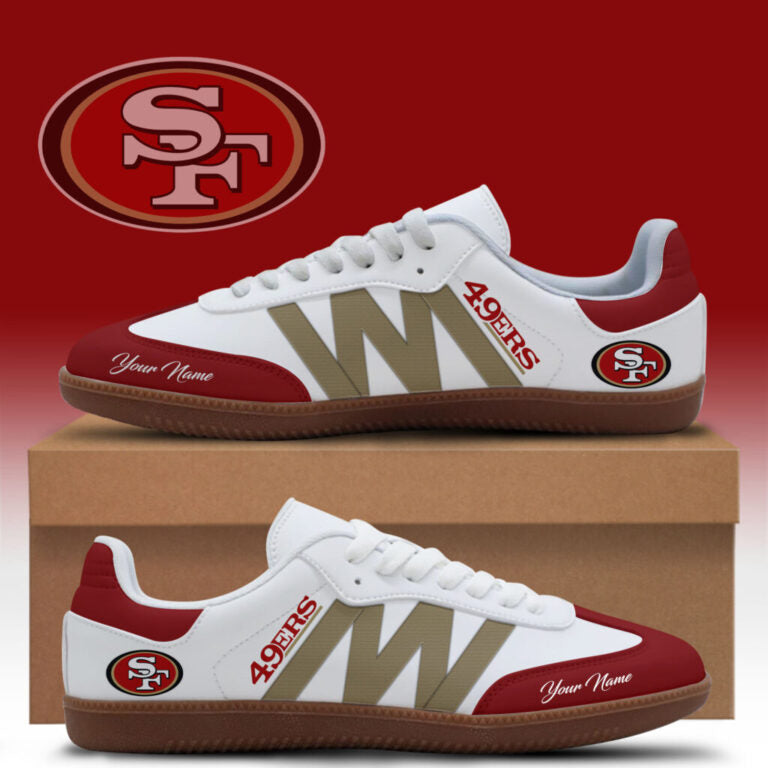 LIMITED EDITION - NEW CUSTOMIZED NFL11 SF49 SAN FRANCISCO 49ERS CLASSIC SNEAKERS