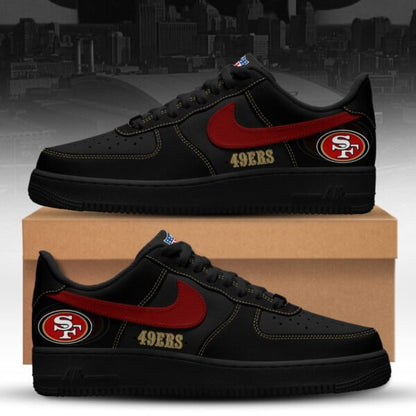 LIMITED EDITION - NEW CUSTOMIZED NFL11 SF49 SAN FRANCISCO 49ERS AF1 SNEAKERS